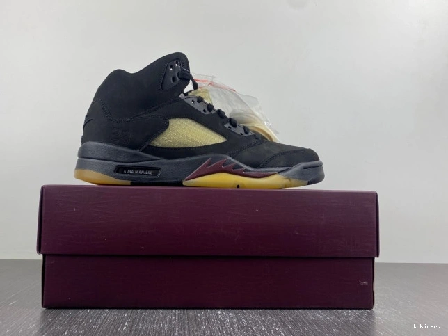 Cheap TBkick Black Maniere Air 5 A Ma Jordan x FD1330-001 0719